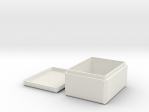 Deck Box in White Natural Versatile Plastic