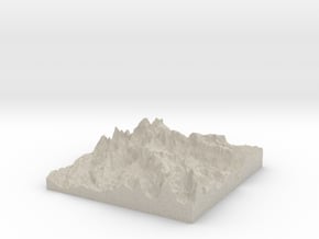 Model of Fremont Glaciers in Natural Sandstone