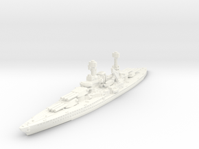1/1250 USS South Dakota BB 1920 in White Processed Versatile Plastic