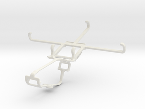 Controller mount for Xbox One & BLU Grand 5.5 HD in White Natural Versatile Plastic