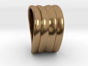 Wave in Natural Brass