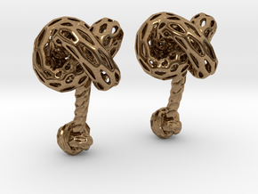 Big DRAGON, Cufflinks. Pure, Bold, Strong.  in Natural Brass