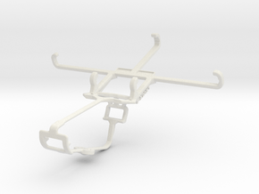 Controller mount for Xbox One & Lenovo A6010 in White Natural Versatile Plastic
