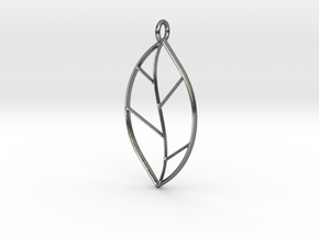 The One Leaf in Polished Silver