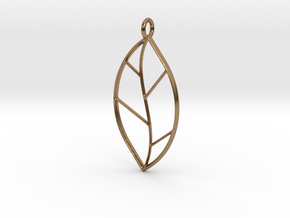 The One Leaf in Natural Brass