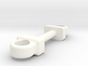 Wessex Pipe Holder Pair in White Processed Versatile Plastic
