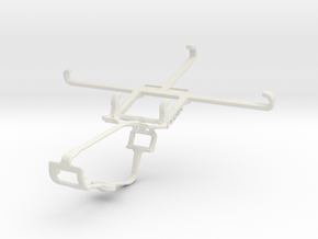 Controller mount for Xbox One & Oppo R7 in White Natural Versatile Plastic