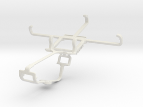 Controller mount for Xbox One & Panasonic T45 in White Natural Versatile Plastic