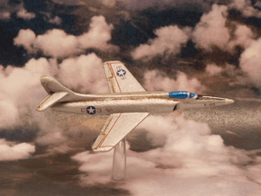 Lockheed XF-90 Pair (In Flight) 6mm 1/285 in White Natural Versatile Plastic