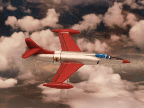 Lockheed XF-90 Pair (In Flight/Fuel tanks) 1/285 in White Natural Versatile Plastic
