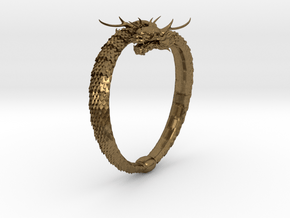 Dragon Ring in Natural Bronze