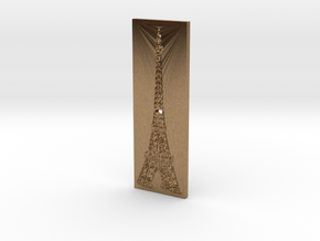 Eiffel Tower Rectangle Imitation Whistle-hole Butt in Natural Brass