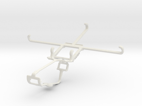 Controller mount for Xbox One & verykool s6001 Cyp in White Natural Versatile Plastic