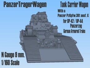 1-160 Pz-Tr-W+ PzKpfw 38t For BP-42 in Tan Fine Detail Plastic