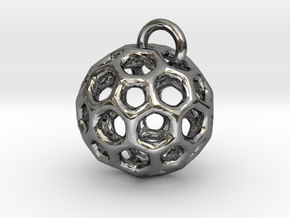 Pendant1 in Fine Detail Polished Silver