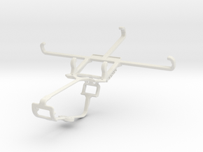 Controller mount for Xbox One & Wiko Pulp in White Natural Versatile Plastic