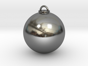 Christmas Ball Hollow - Custom in Polished Silver