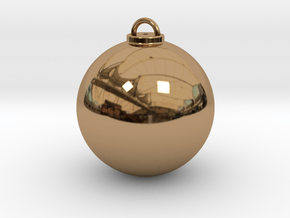 Christmas Ball Hollow - Custom in Polished Brass