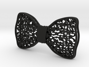 Bow tie paterns in Black Natural Versatile Plastic