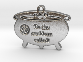 Cauldron Called by ~M. in Natural Silver