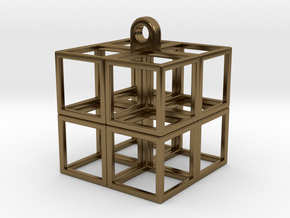 CubeCube in Polished Bronze