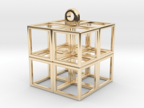CubeCube in 14K Yellow Gold