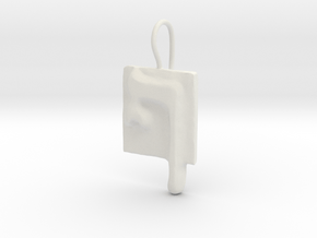 26 Pe-sofit Earring in White Natural Versatile Plastic