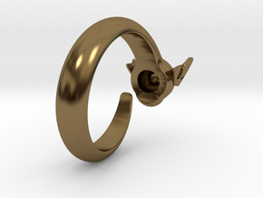 Dragon Ring in Polished Bronze: 6 / 51.5