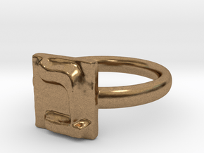 02 Bet Ring in Natural Brass: 5 / 49