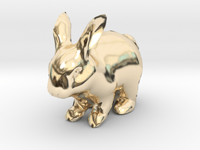 Rabbit in 14K Yellow Gold