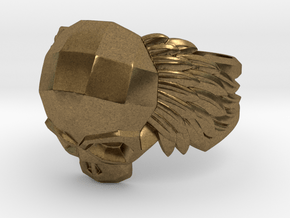 Winged Skull Ring in Natural Bronze: 11.5 / 65.25