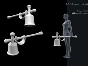 ACC-01-Hammer  7inch in White Processed Versatile Plastic