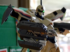 1/60 '19-Style Arm Cannon (Right) in Tan Fine Detail Plastic