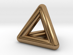 0278 Tetrahedron V&E (full color) in Natural Brass