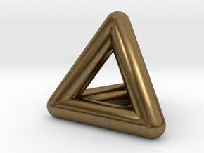 0278 Tetrahedron V&E (full color) in Natural Bronze (Interlocking Parts)