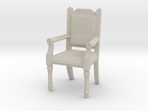 Fireplace chair in Natural Sandstone: 1:10
