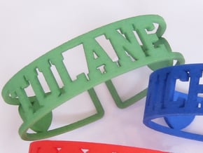 Tulane Cuff in Green Processed Versatile Plastic