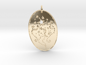 Shooting Stars 1 Pendant by Gabrielle in 14K Yellow Gold