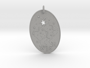 Shooting Stars Wish 1 Pendant by Gabrielle in Aluminum