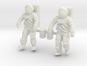 1: 48 Apollo Astronaut a7lb Type / Set ll in White Natural Versatile Plastic