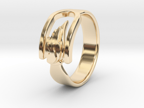 Ring of Fire (Elements of Nature) in 14k Gold Plated Brass: 6 / 51.5