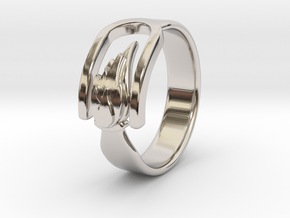 Ring of Fire (Elements of Nature) in Rhodium Plated Brass: 6 / 51.5