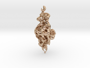Emerging Venus of Lespugue 1:2 in 14k Rose Gold Plated Brass
