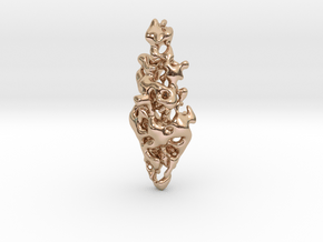 Emerging Venus of Dolni Vestonice 1:2 in 14k Rose Gold Plated Brass