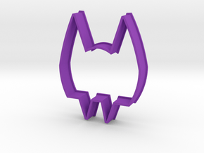 Cookie Cutter Vampire in Purple Processed Versatile Plastic