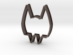 Cookie Cutter Vampire in Polished Bronzed Silver Steel