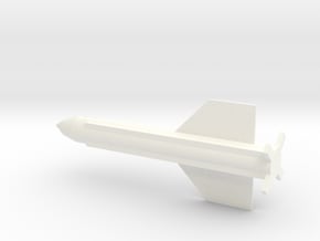 1/72 Scale GBU-43 Massive Ordnance Air Blast in White Processed Versatile Plastic