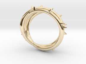 Rose Thorn Ring - Sz.7 in 14K Yellow Gold