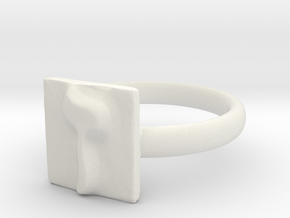 07 Zayn Ring in White Natural Versatile Plastic: 7 / 54