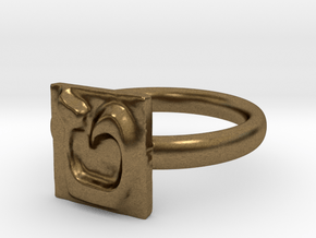 09 Tet Ring in Natural Bronze: 7 / 54
